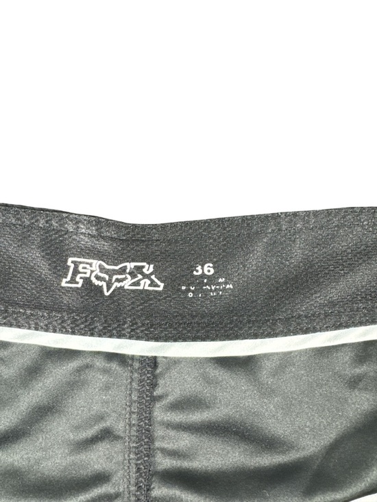 Fox Racing Black Board Shorts Men’s 36 Fox Head Graphic Surf Swim Trunks - Picture 6 of 8